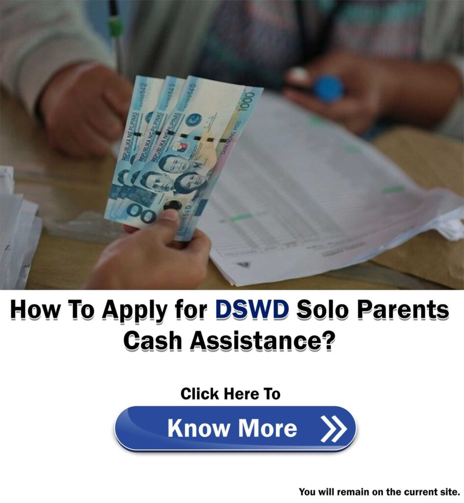 How To Apply for DSWD Solo Parents Cash Assistance