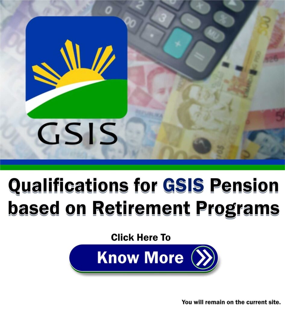 Qualifications GSIS Pension