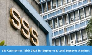 SSS Contribution Table 2024 for Employers, Local Employee Members
