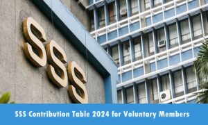 SSS Contribution Table 2024 for Voluntary Members