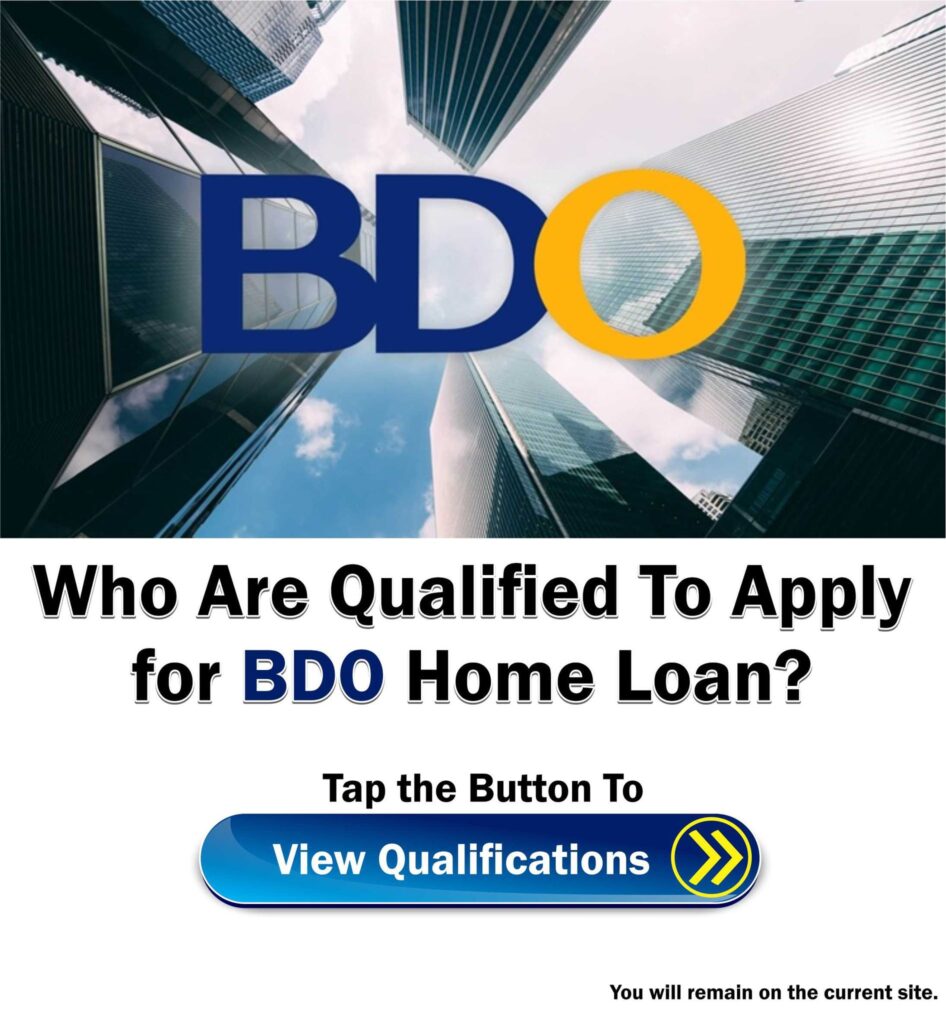 BDO Home Loan Qualifications