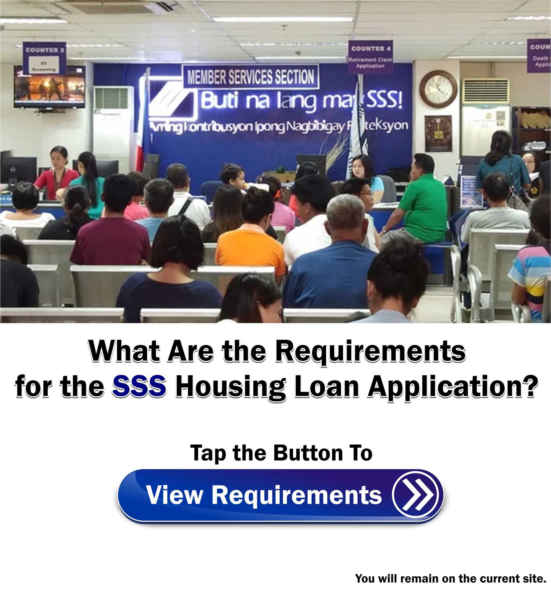 SSS Housing Loan Requirements