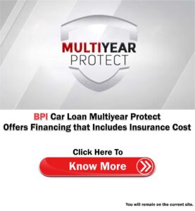 BPI Car Loan Multiyear Protect