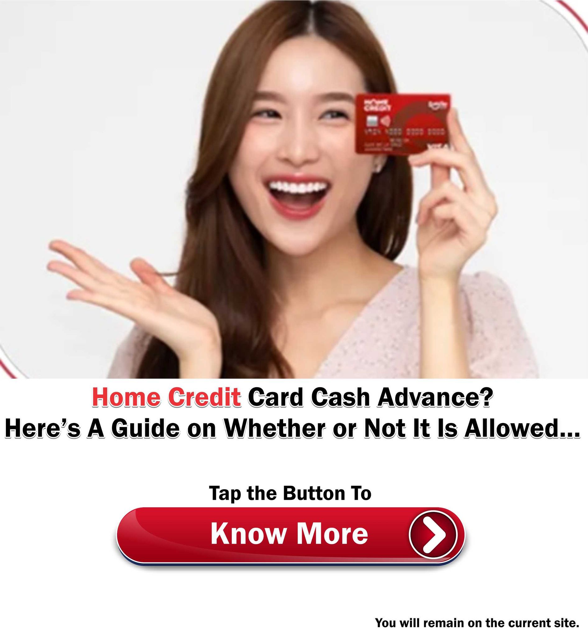 Home Credit Card Cash Advance