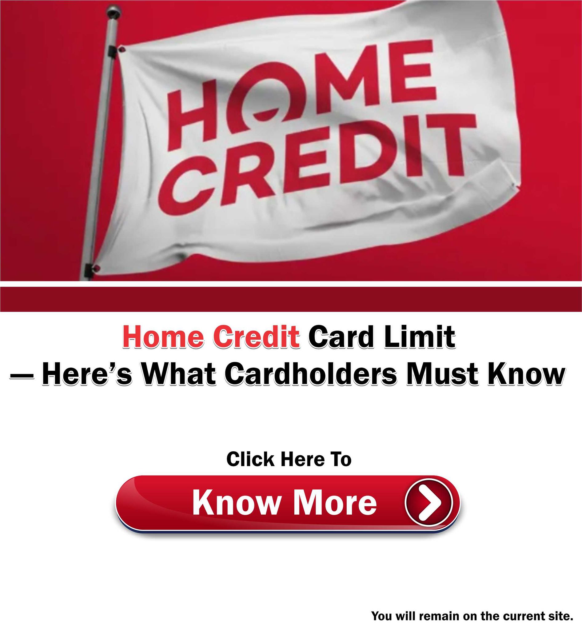 Home Credit Card Limit