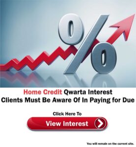 Home Credit Qwarta Interest