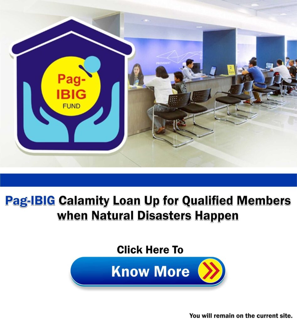Pag-IBIG Calamity Loan