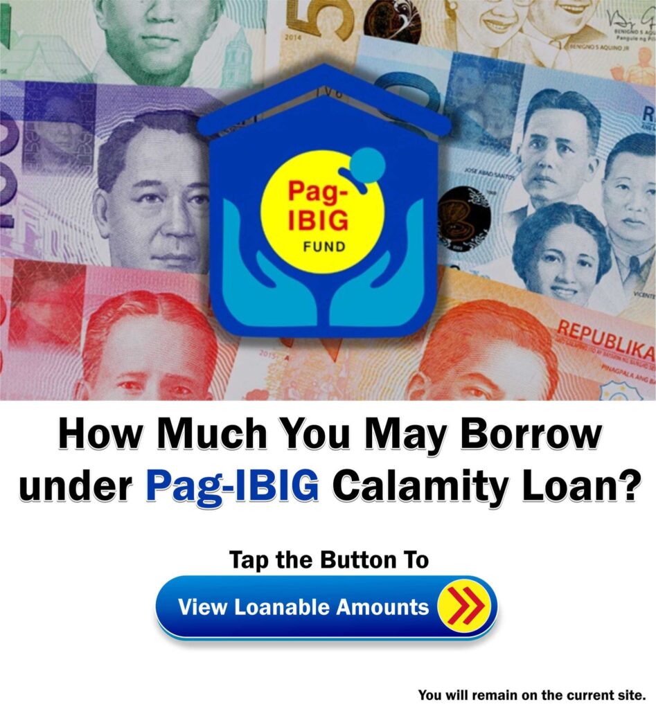 Pag-IBIG Calamity Loan Amount