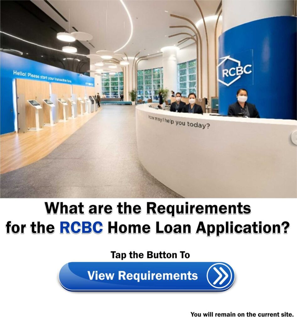 RCBC Home Loan Requirements