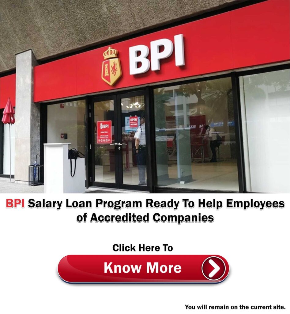 BPI Salary Loan