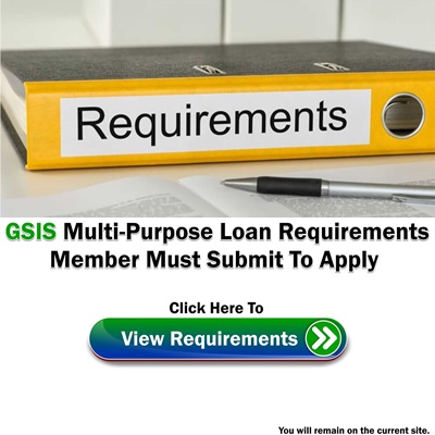 GSIS Multi-Purpose Loan Requirements