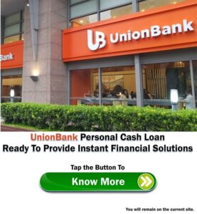 UnionBank Personal Cash Loan