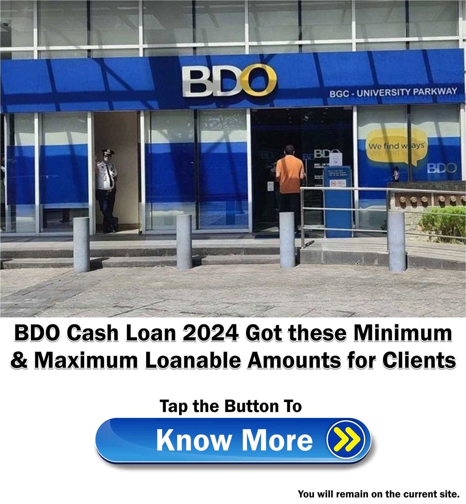 BDO Cash Loan