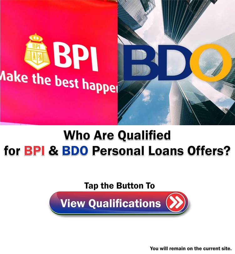 BPI & BDO Personal Loans