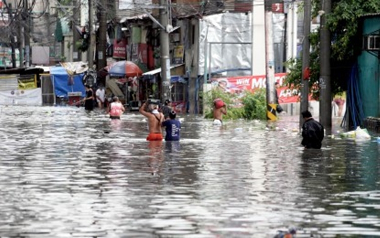 Philippines Typhoon Crising Flood