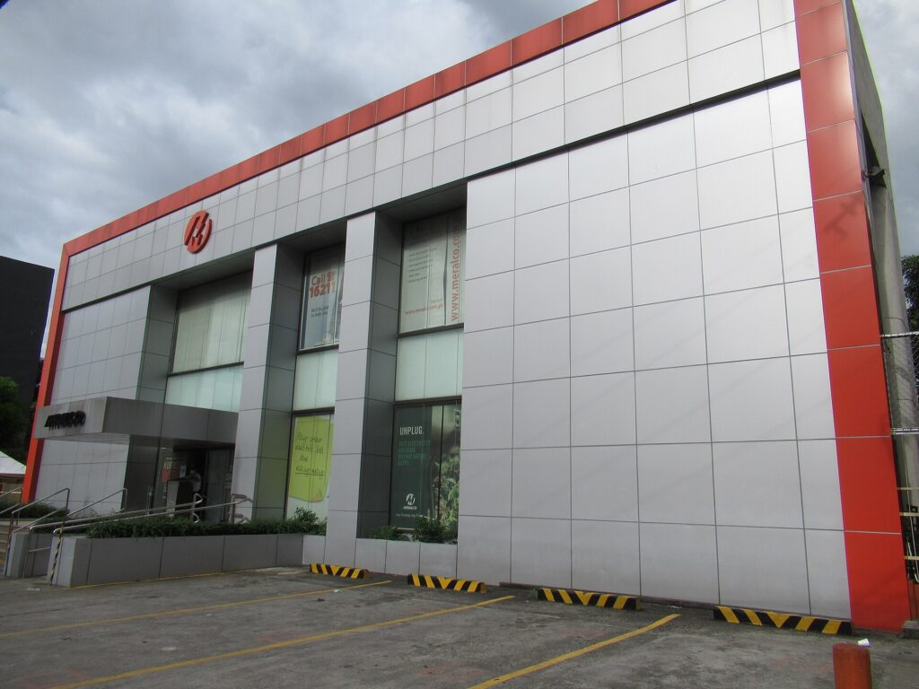 Meralco business center building in Malabon, Philippines